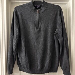 Gray Quarter Zip